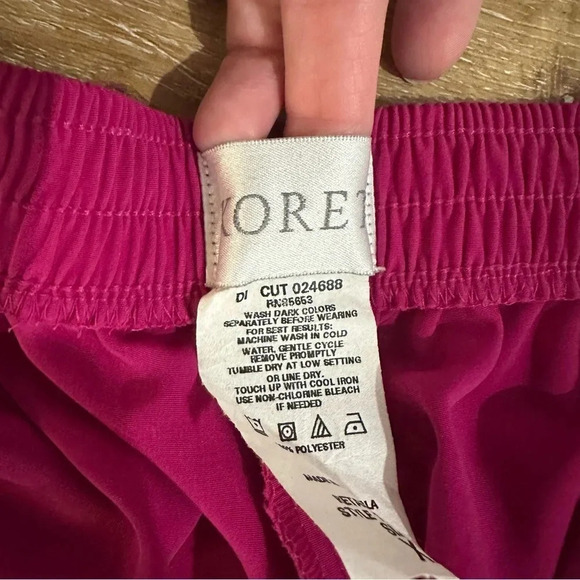 Koret Women's High-Rise Casual Stretch Waist Pull-On Fuchsia Pants Size XL GUC - Picture 5 of 7